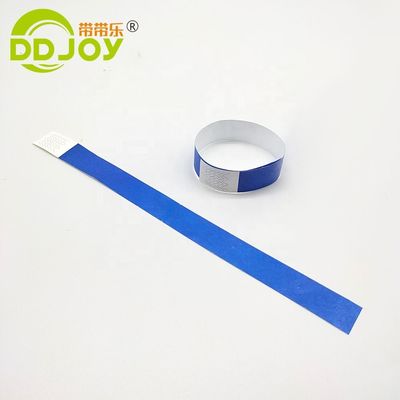 Utilizador final alvo Vendedor/Admissão de pulseiras azuis 3/4 polegadas Tyvek com números de série