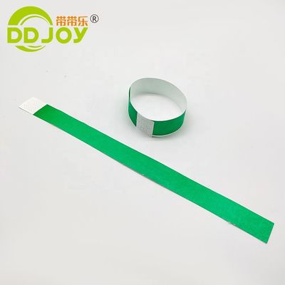 Utilizador final alvo Vendedor/Admissão de pulseiras azuis 3/4 polegadas Tyvek com números de série