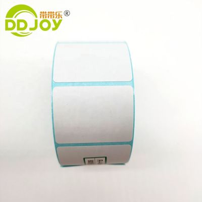 Cartão de etiqueta de remessa de cor personalizada Autocolante perfurado Face de papel de impressão direta PP