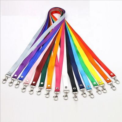 Ferramenta de sublimação de poliéster personalizada cordão de chave de padrão cordão de chave com logotipo personalizado