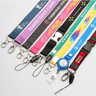 Ferramenta de sublimação de poliéster personalizada cordão de chave de padrão cordão de chave com logotipo personalizado