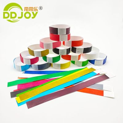 100pcs Count 3/4 polegadas Tyvek pulseira para acesso conveniente evento e segurança