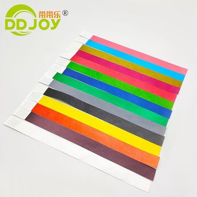 100pcs Count 3/4 polegadas Tyvek pulseira para acesso conveniente evento e segurança