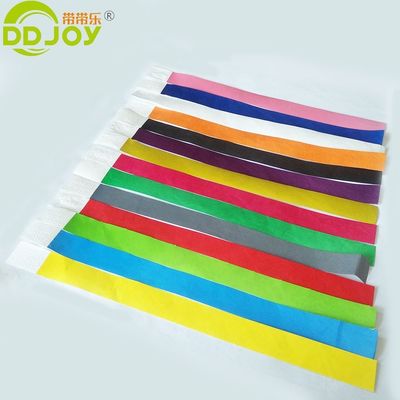 100pcs Count 3/4 polegadas Tyvek pulseira para acesso conveniente evento e segurança