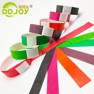 100pcs Count 3/4 polegadas Tyvek pulseira para acesso conveniente evento e segurança