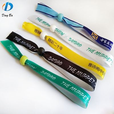 Pulseiras de tecido de festas coloridas perfeitas para promoção Decorar presentes