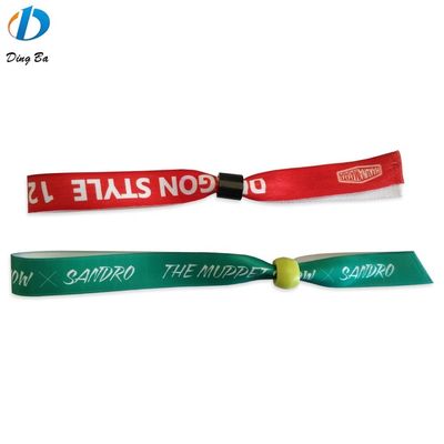 Pulseiras de tecido de festas coloridas perfeitas para promoção Decorar presentes