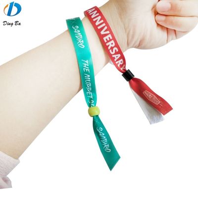 Pulseiras de tecido de festas coloridas perfeitas para promoção Decorar presentes
