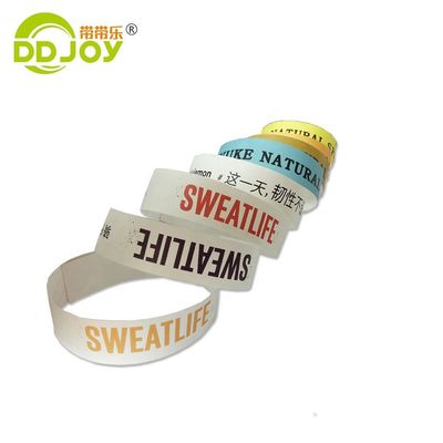 Pulseira Tyvek personalizável Pulseira de identificação descartável para eventos e festas