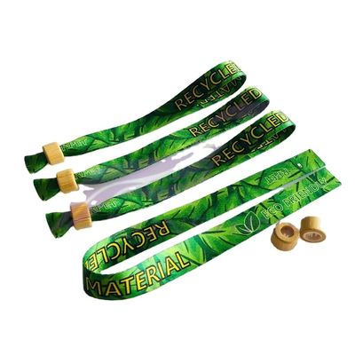 Pulsões RFID personalizadas para festas de eventos com tecido de cetim e impressão de logotipo