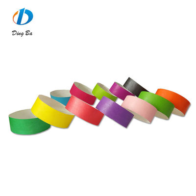 Banda de Papel Tyvek Pulseira Banda Largura 250*19mm Presentes de Festival Personalizados Pulseiras Evento
