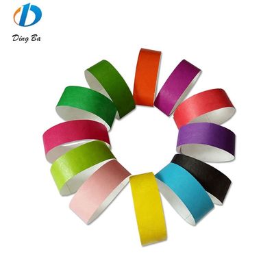 Banda de Papel Tyvek Pulseira Banda Largura 250*19mm Presentes de Festival Personalizados Pulseiras Evento