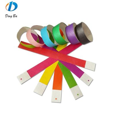 Banda de Papel Tyvek Pulseira Banda Largura 250*19mm Presentes de Festival Personalizados Pulseiras Evento