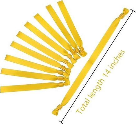 Eventos personalizados Festa RFID pulseiras com material de tecido de cetim e chip seguro
