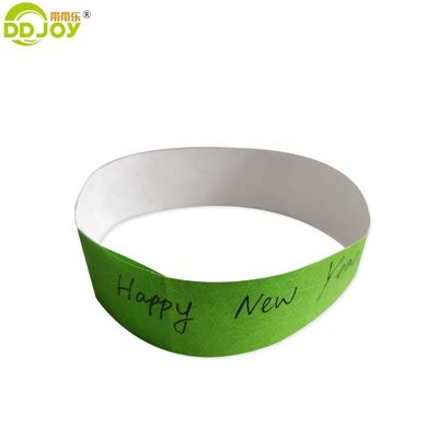 Técnica única Festival Pulseiras de papel para parque de diversões infantil Pulseiras Tyvek