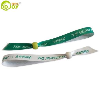 100pcs pulseira de fita de cetim sublimada para promoção de presentes personalizados do festival