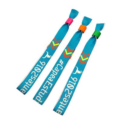 Sublimação Vermelha Tecido de Tecido Imprimível Pulseiras personalizadas para festas e eventos