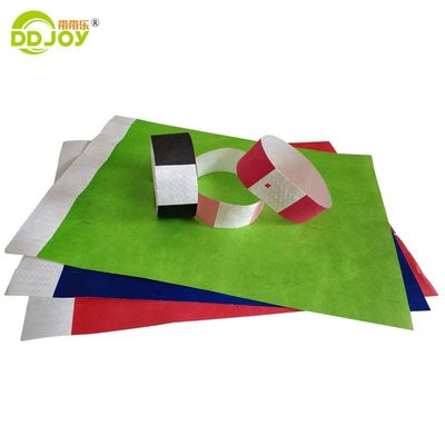 Pulseiras Tyvek impresso personalizado acessível para eventos e festas Impressão como pedido