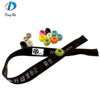 Pulseiras de tecido de fixação ideais para convidados/vendedores/mídia/pessoal em festivais