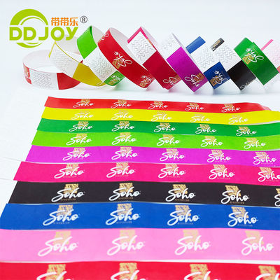 Eventos personalizados Pulseira Eventos de férias Impressão de uma cor Pulseiras de vinil para festa