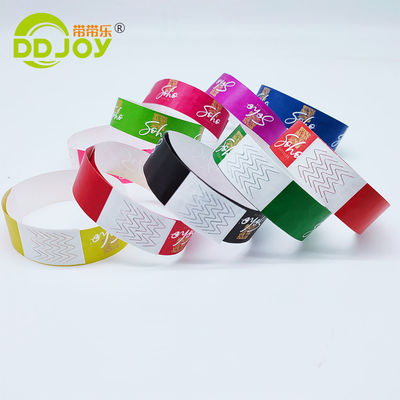 Eventos personalizados Pulseira Eventos de férias Impressão de uma cor Pulseiras de vinil para festa
