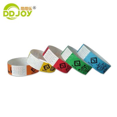 Eventos personalizados Pulseiras Envio rápido via DHL FEDEX UPS TNT EMS Dupont Paper/Tyvek