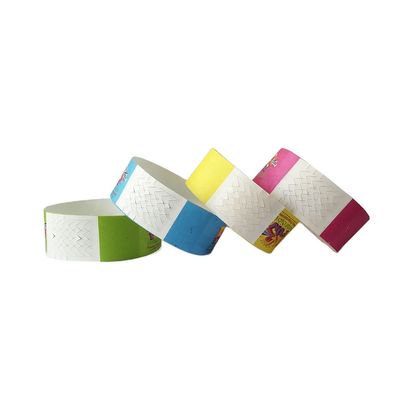 Unisex Festa de Concerto Papel impermeável Material de bilhete Pulseira com impressão personalizada