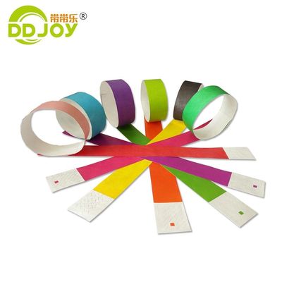 Unisex Festa de Concerto Papel impermeável Material de bilhete Pulseira com impressão personalizada