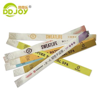 Pulseiras de papel Tyvek personalizadas resistentes à água Pulseiras de impressão a cores para ocasião de presente