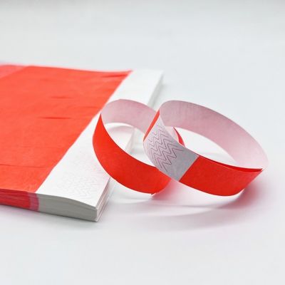 250*19mm Tyvek pulseiras de papel estilo clássico para eventos / playground / festival uma vez