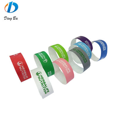 DDJOY Impermeável Papel Tirado Tyvek Pulseiras de Eventos 15 Cores para combinar com o seu tema