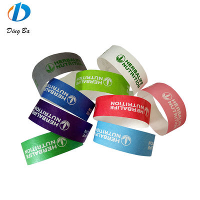 DDJOY Impermeável Papel Tirado Tyvek Pulseiras de Eventos 15 Cores para combinar com o seu tema