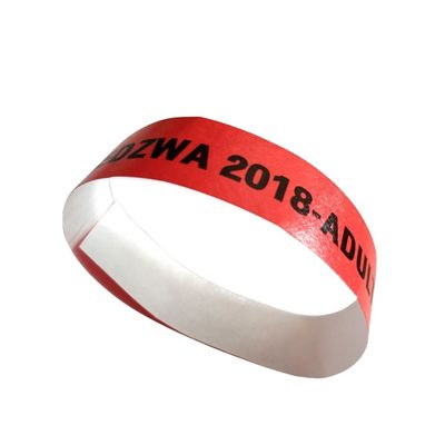 Pulseira Tyvek personalizada para eventos especiais 250*25mm/250*19mm Desenhos personalizados