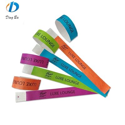 Eventos personalizados Festival Pulseira de papel Brinco de jóias Material principal Dupont/Tyvek Papel