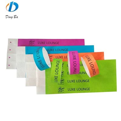 Eventos personalizados Festival Pulseira de papel Brinco de jóias Material principal Dupont/Tyvek Papel