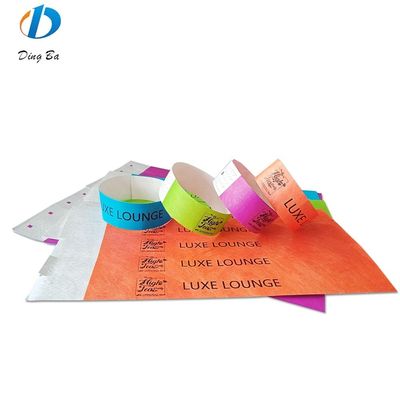 Eventos personalizados Festival Pulseira de papel Brinco de jóias Material principal Dupont/Tyvek Papel