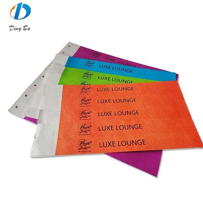 Eventos personalizados Festival Pulseira de papel Brinco de jóias Material principal Dupont/Tyvek Papel