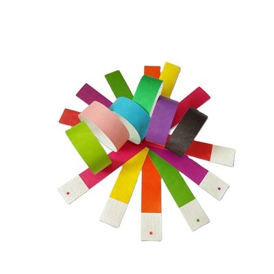 Logotipo personalizado Pulseira de papel Tyvek à prova d'água para decoração de Natal e interior