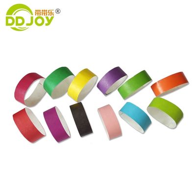 Logotipo personalizado Pulseira de papel Tyvek à prova d'água para decoração de Natal e interior