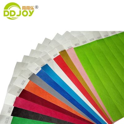 Pulseiras Tyvek Roxas Duráveis para Eventos Únicos 250*25mm/250*19mm