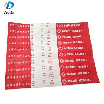 Pulseira impermeável Tyvek personalizada para evento festa festival e casamento OEM personalizado